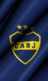 Escudo sobre Tela del Boca Juniors